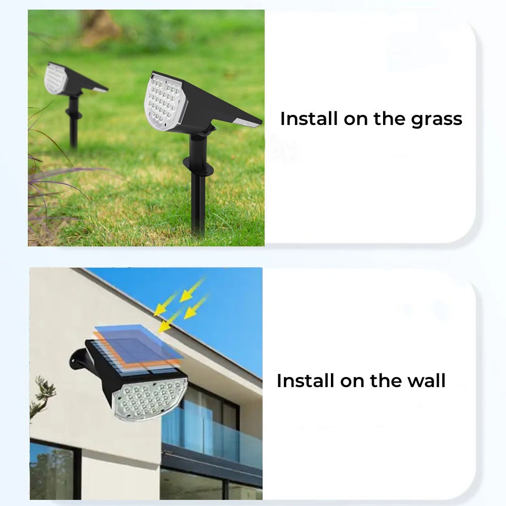 Solar Powered Lawn Light
