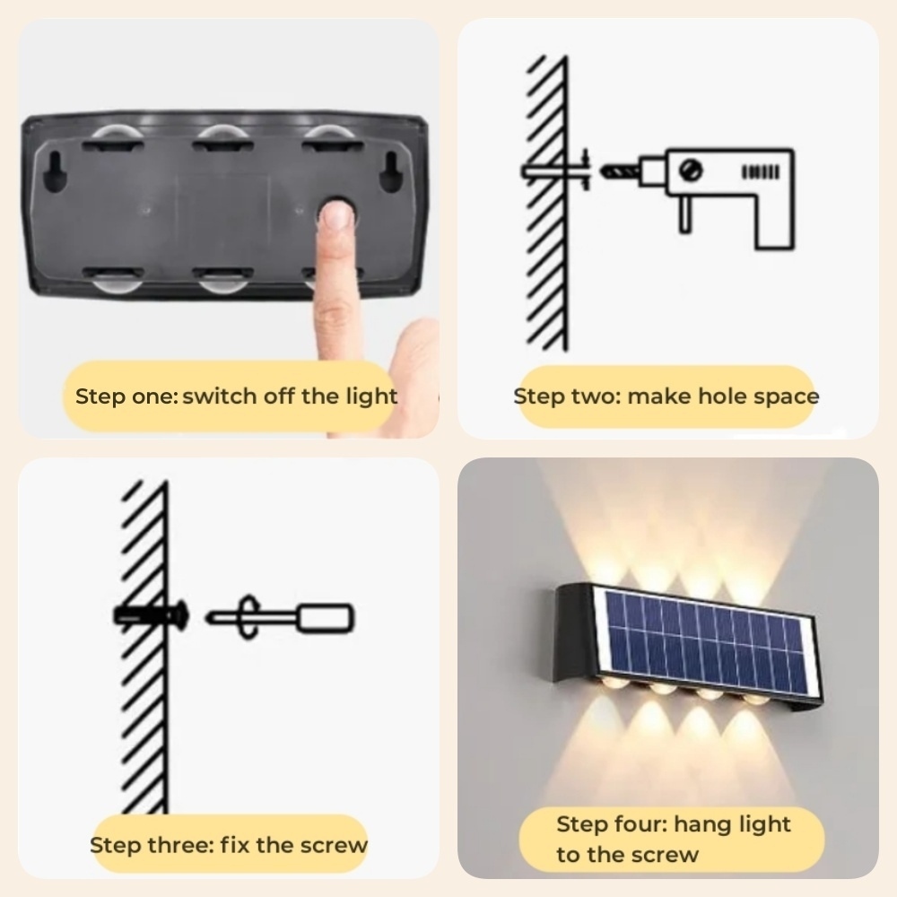 Solar Up and Down Lights
